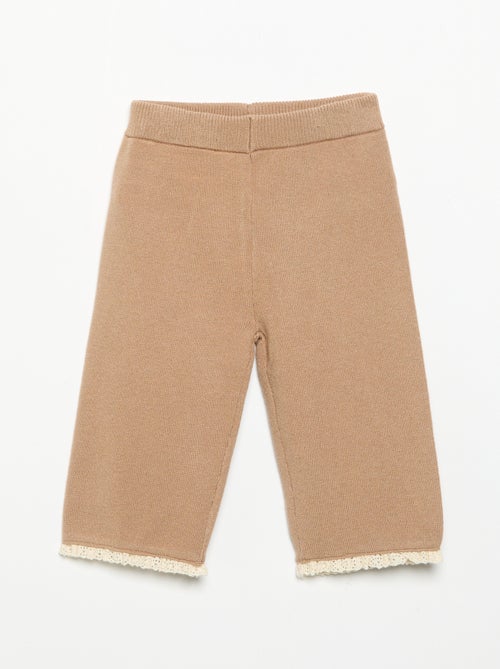 Pantalone in maglia a tinta unita - Kiabi