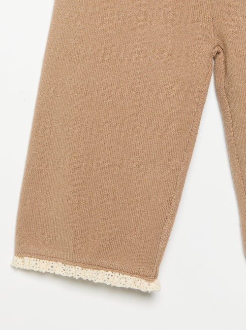 Pantalone in maglia a tinta unita - Kiabi