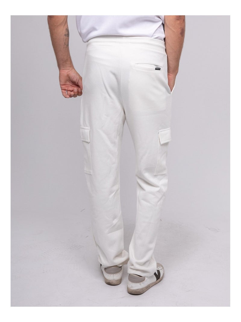 Pantalone in maglia cargo VALDO Ecru - Kiabi
