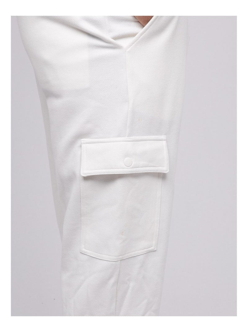 Pantalone in maglia cargo VALDO Ecru - Kiabi