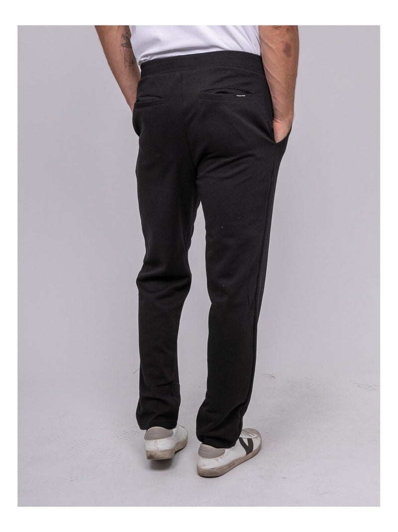Pantalone in maglia sergé VAKARIS Nero - Kiabi