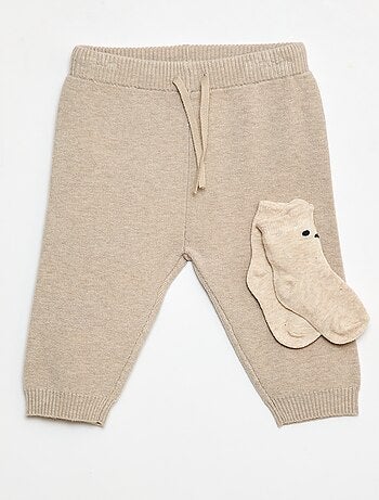 PantaloneBasic in maglia + calzini - 2 pezzi