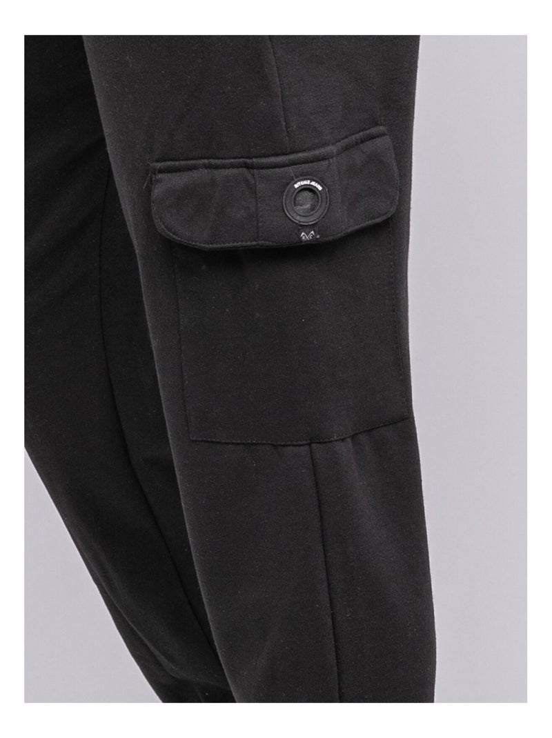 Pantalone in maglia VERCATO Nero - Kiabi