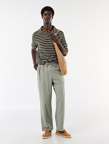 Pantalone in misto lino