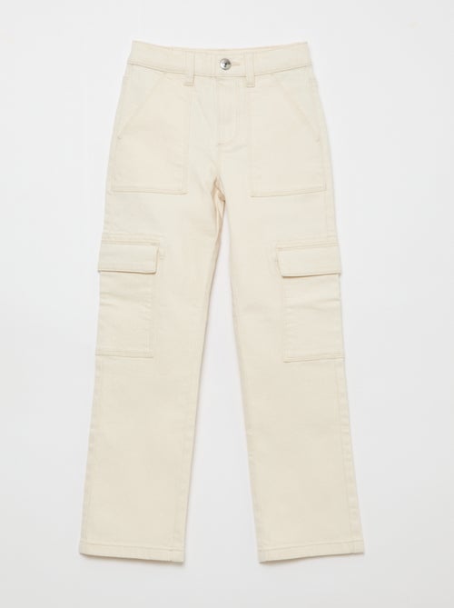 Pantalone in twill regular - Kiabi