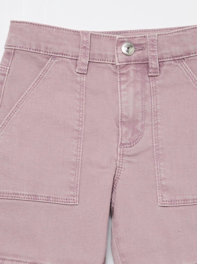 Pantalone in twill regular Viola - Kiabi