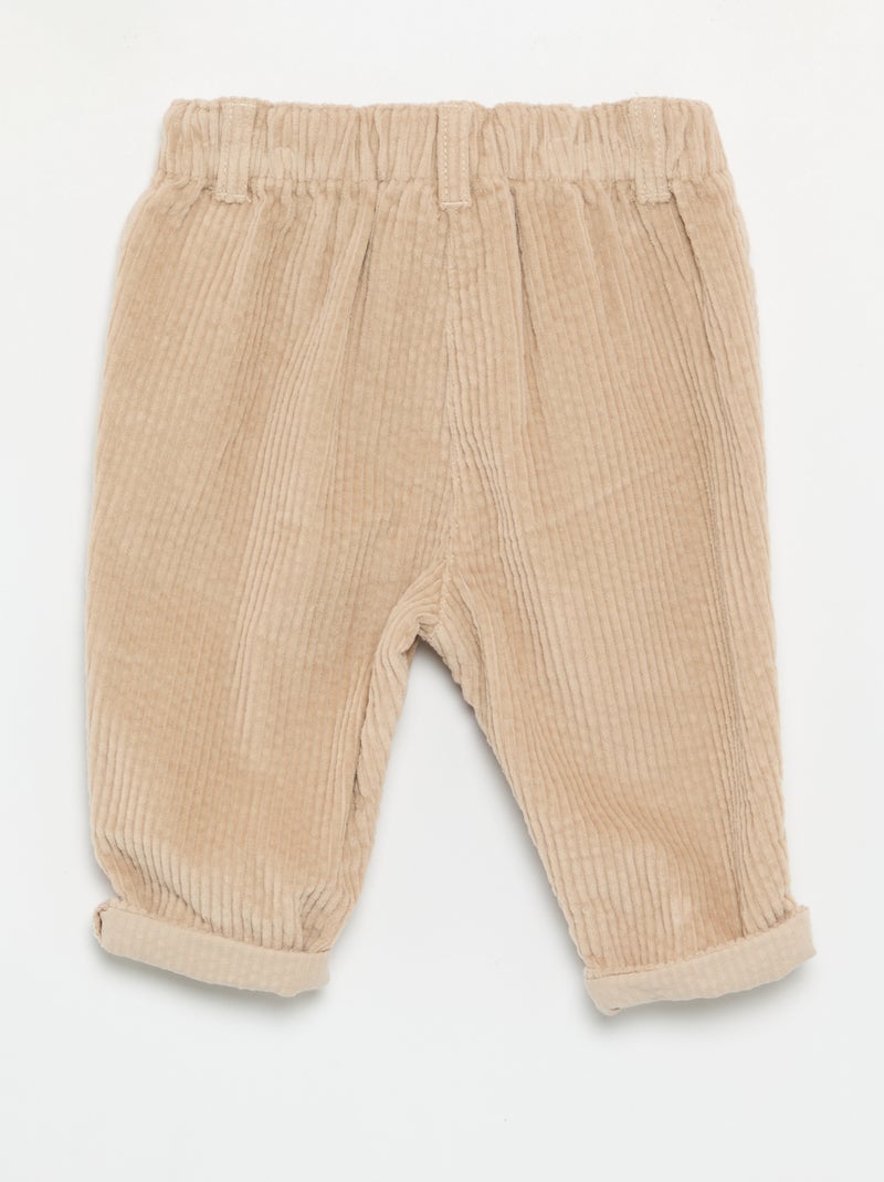 Pantalone in velluto 'Disney' 'Marie' Marrone - Kiabi