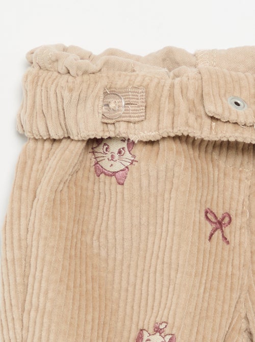 Pantalone in velluto 'Disney' 'Marie' - Kiabi