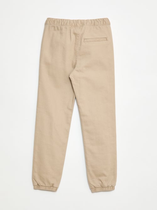Pantalone jogger foderato - Kiabi