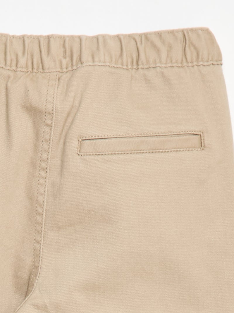 Pantalone jogger foderato Beige - Kiabi