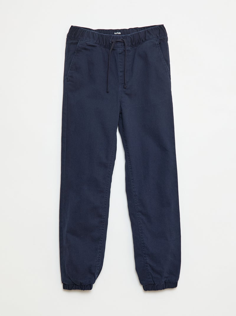 Pantalone jogger foderato Blu - Kiabi