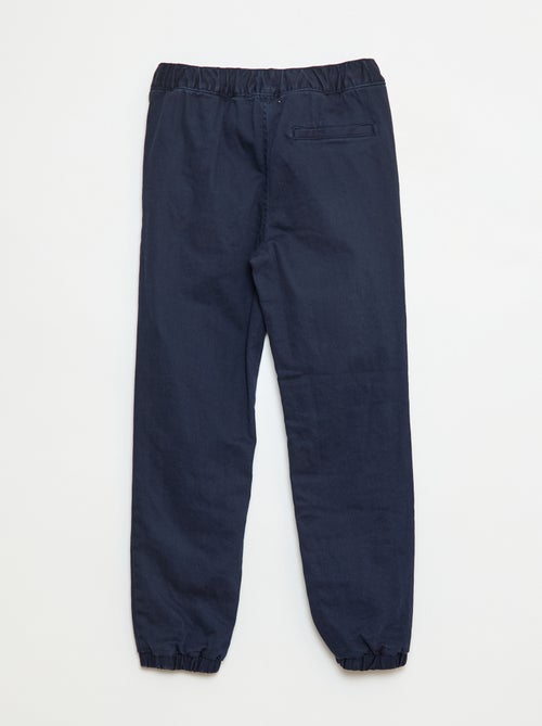 Pantalone jogger foderato - Kiabi