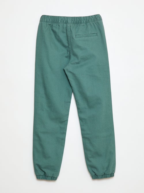 Pantalone jogger foderato - Kiabi