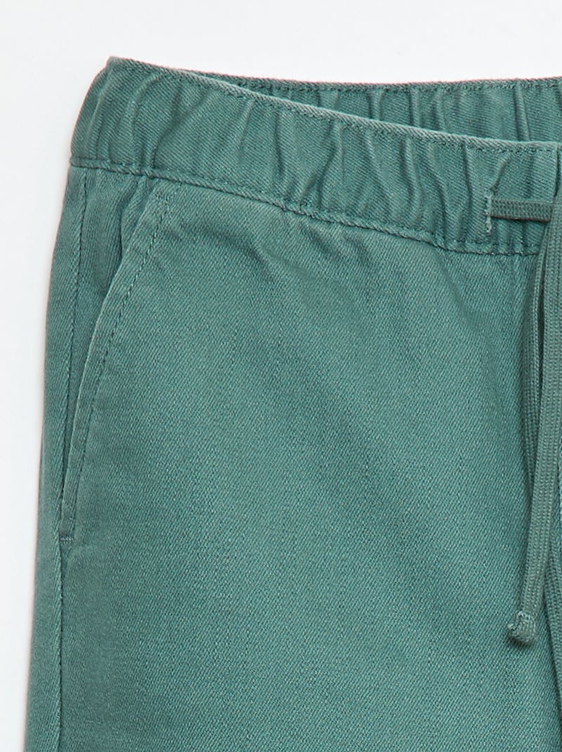 Pantalone jogger foderato Verde - Kiabi