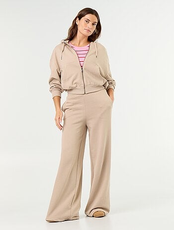 Pantalone jogging ampio in maglia pesante