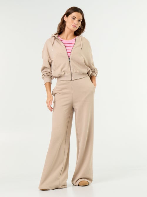 Pantalone jogging ampio in maglia pesante - Kiabi Pantalone jogging ampio in maglia pesante - Kiabi