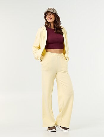 Pantalone jogging ampio in maglia pesante