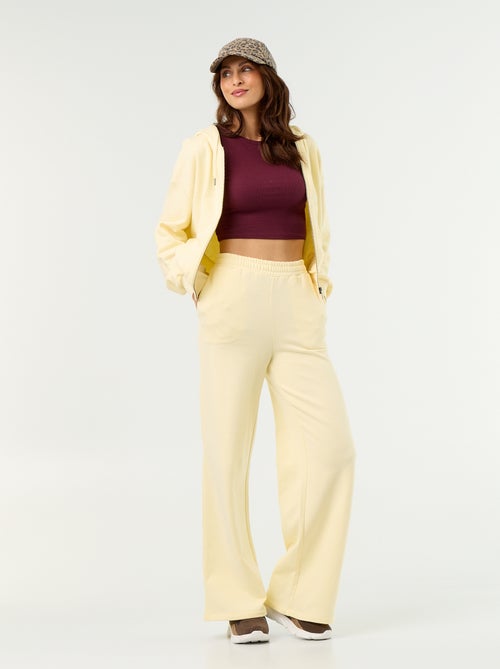 Pantalone jogging ampio in maglia pesante - Kiabi Pantalone jogging ampio in maglia pesante - Kiabi