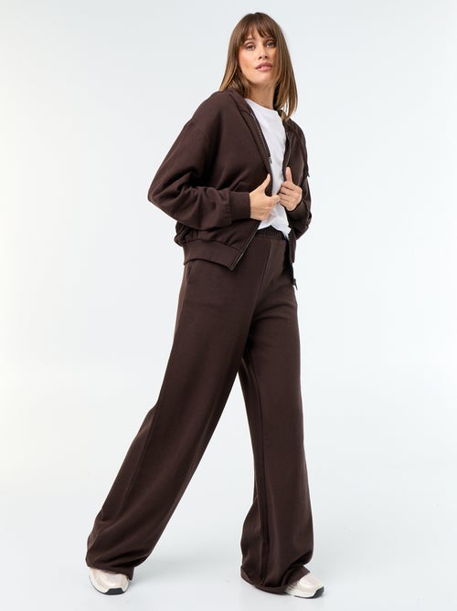 Pantalone jogging ampio in maglia pesante - Kiabi