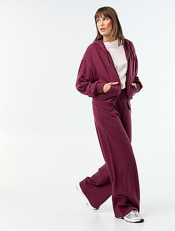 Pantalone jogging ampio in maglia pesante