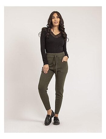 Pantalone jogging in maglia ELSA