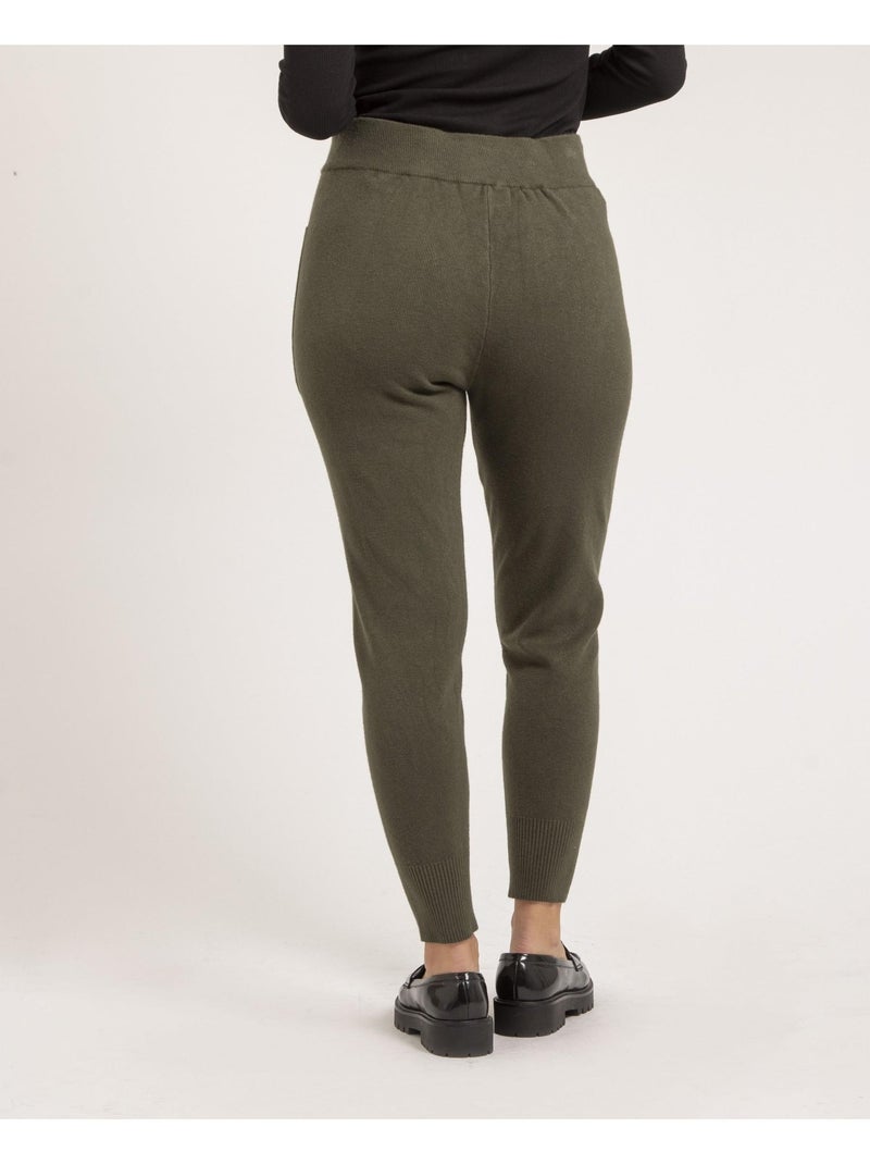 Pantalone jogging in maglia ELSA Cachi - Kiabi