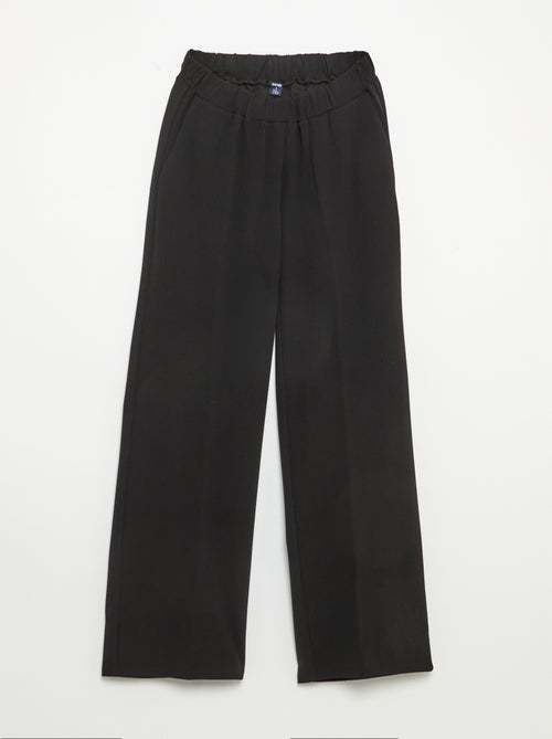 Pantalone largo da donna a vita alta in maglia leggera - Kiabi Pantalone largo da donna a vita alta in maglia leggera - Kiabi