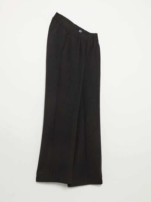 Pantalone largo da donna a vita alta in maglia leggera - Kiabi Pantalone largo da donna a vita alta in maglia leggera - Kiabi