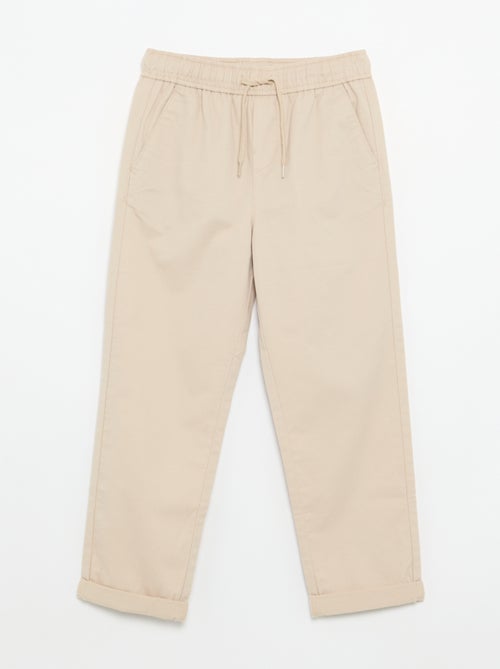Pantalone leggero tinta unita - Kiabi