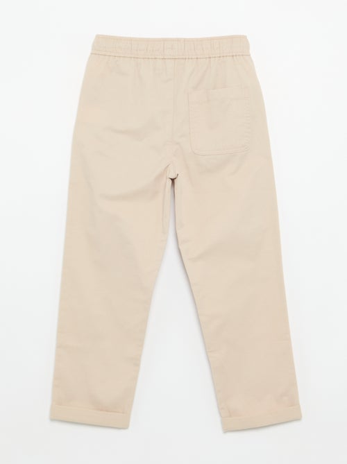 Pantalone leggero tinta unita - Kiabi