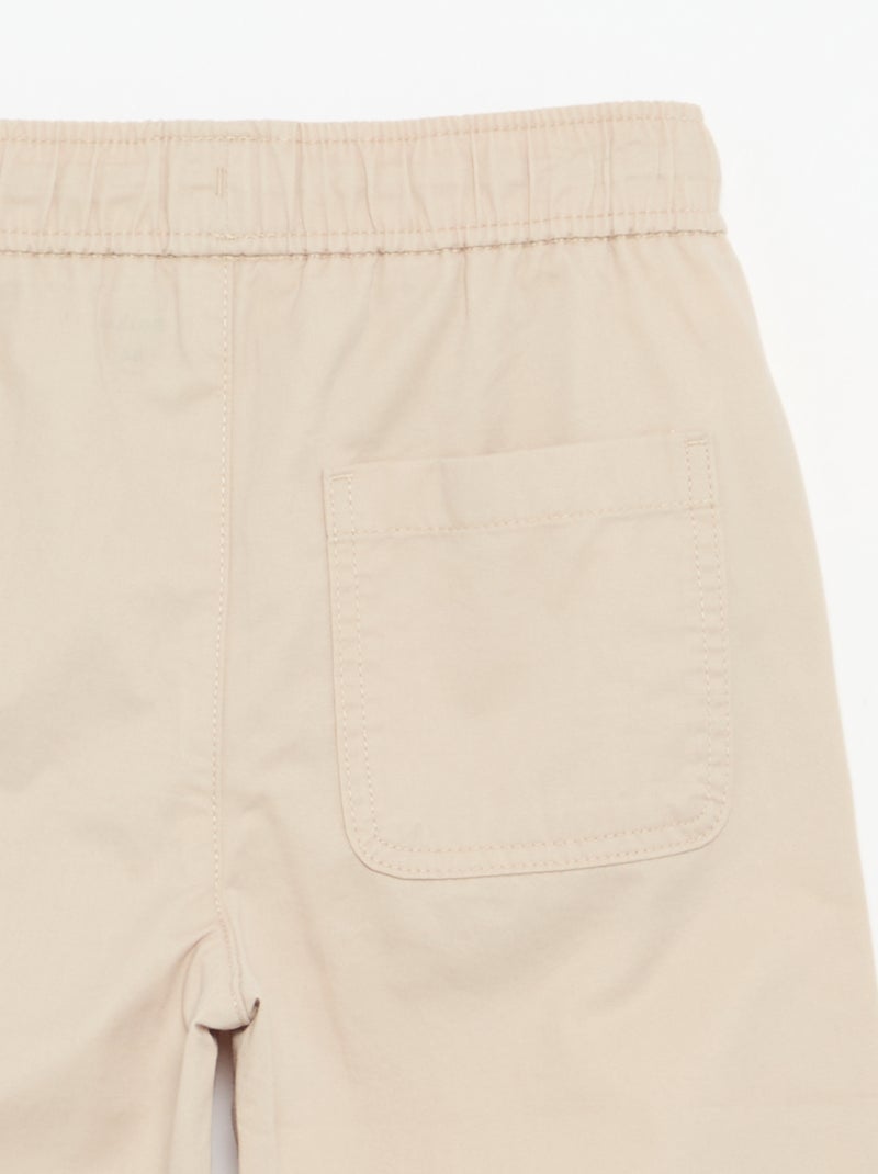 Pantalone leggero tinta unita Beige - Kiabi