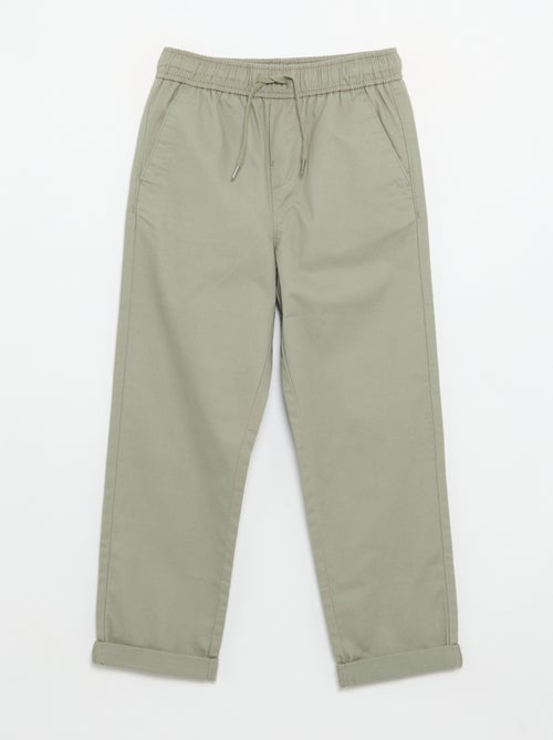 Pantalone leggero tinta unita - Kiabi