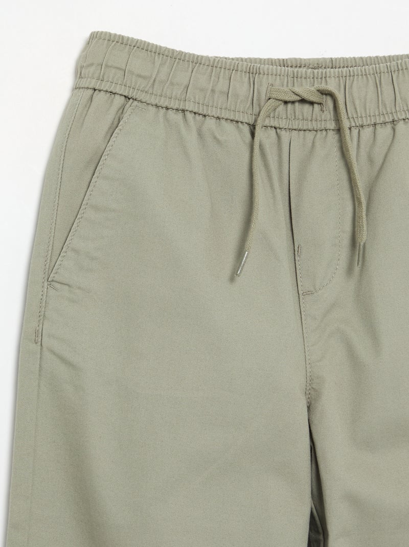 Pantalone leggero tinta unita Verde - Kiabi