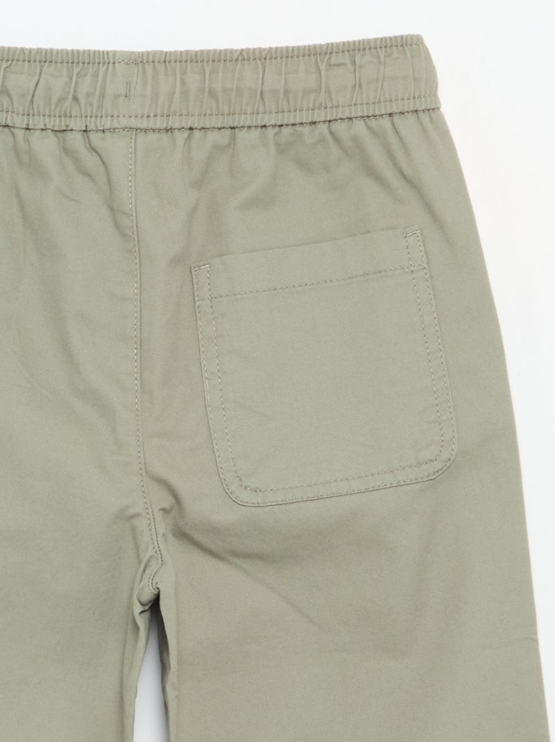 Pantalone leggero tinta unita Verde - Kiabi