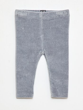 Pantalone leggings in velluto