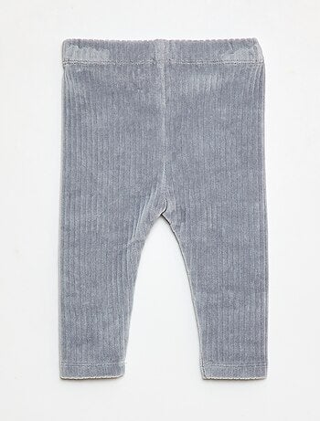 Pantalone leggings in velluto