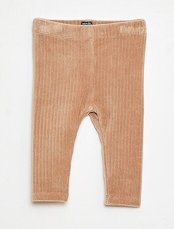 Pantalone leggings in velluto