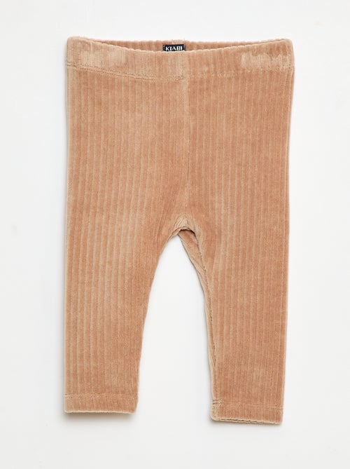 Pantalone leggings in velluto - Kiabi