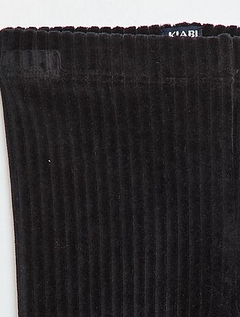 Pantalone leggings in velluto