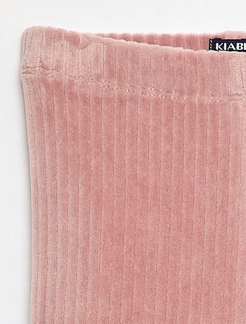 Pantalone leggings in velluto