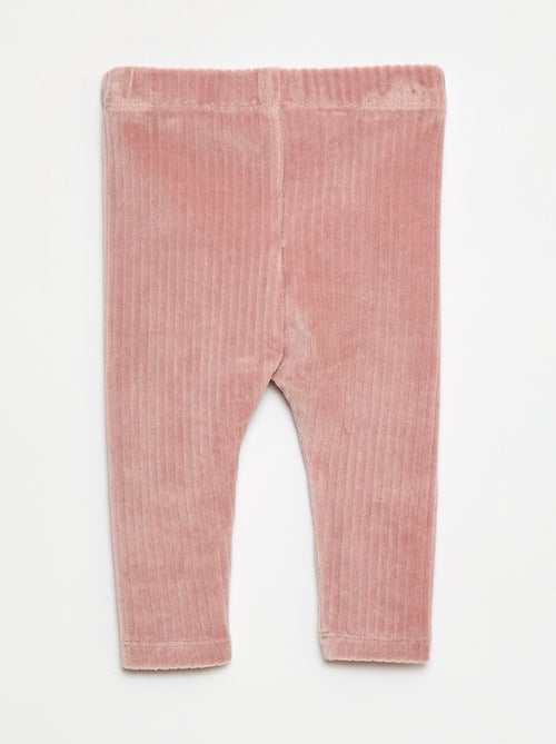 Pantalone leggings in velluto - Kiabi