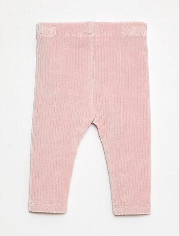 Pantalone leggings in velluto