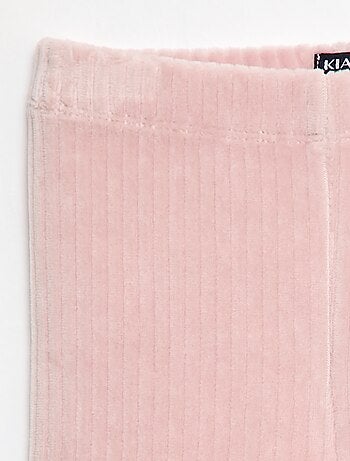 Pantalone leggings in velluto