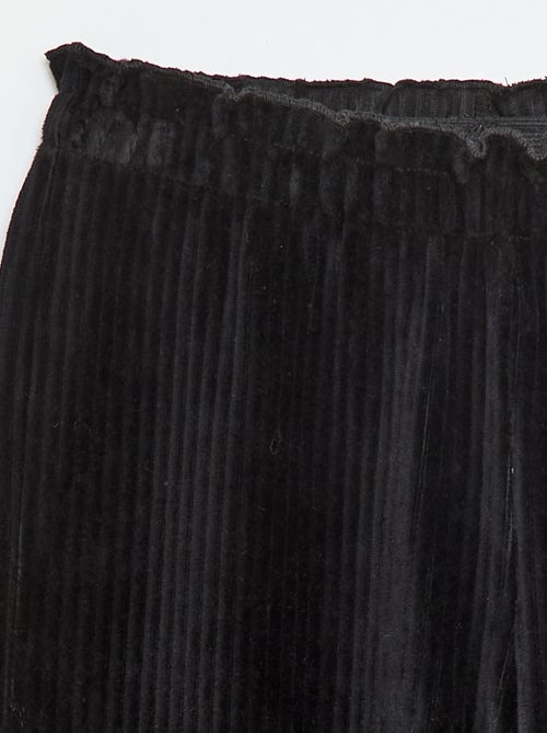 Pantalone leggings wide leg in velluto a coste - Kiabi