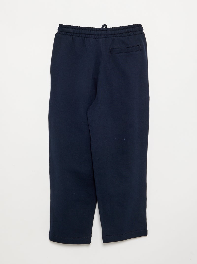 Pantalone modello jogger in twill - vestibilità comoda Blu - Kiabi