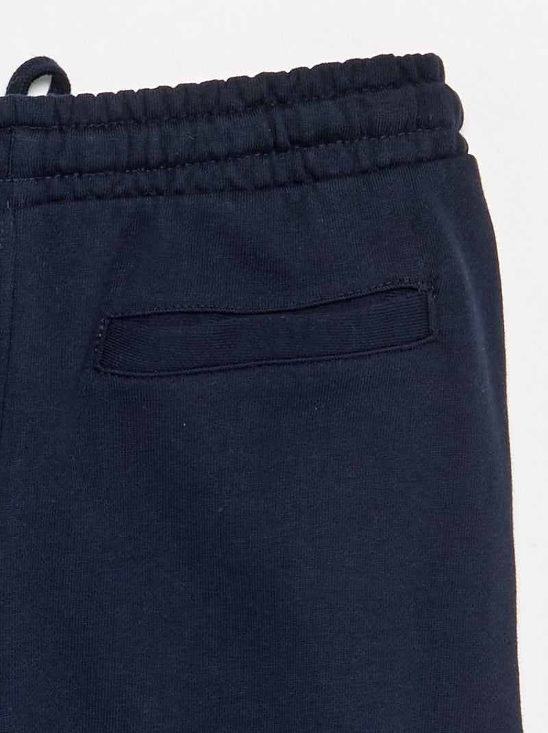 Pantalone modello jogger in twill - vestibilità comoda Blu - Kiabi