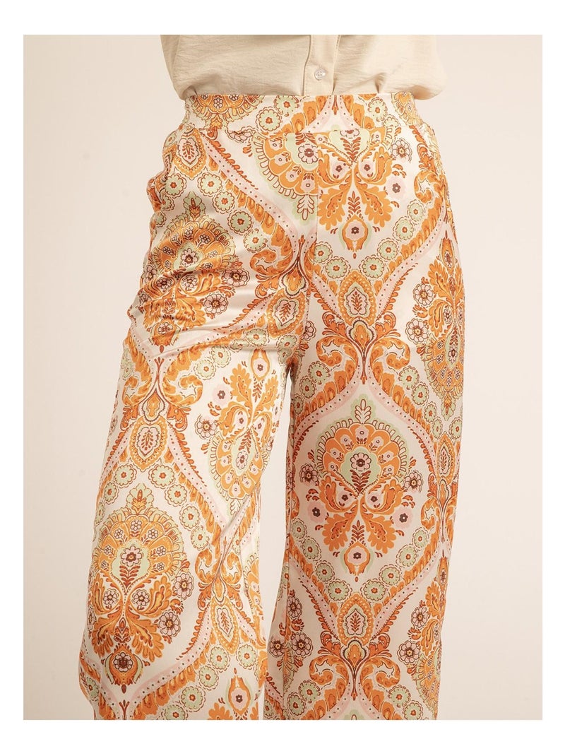 Pantalone motifs EDMA Arancione - Kiabi