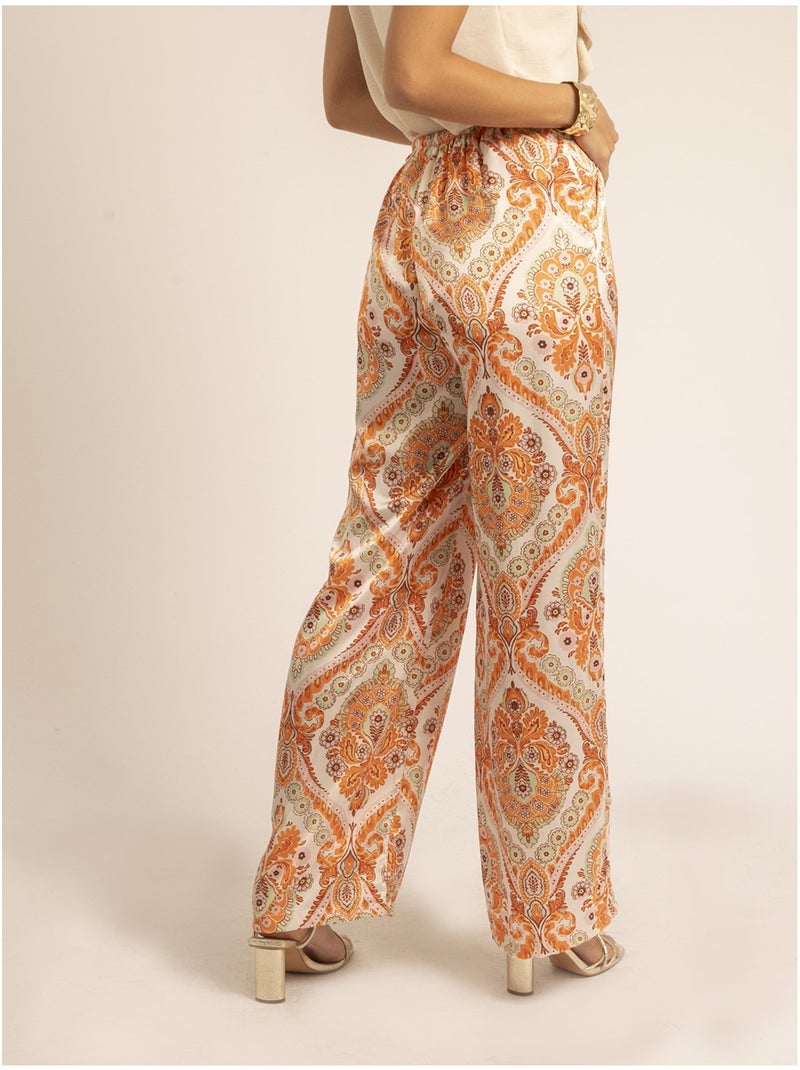 Pantalone motifs EDMA Arancione - Kiabi