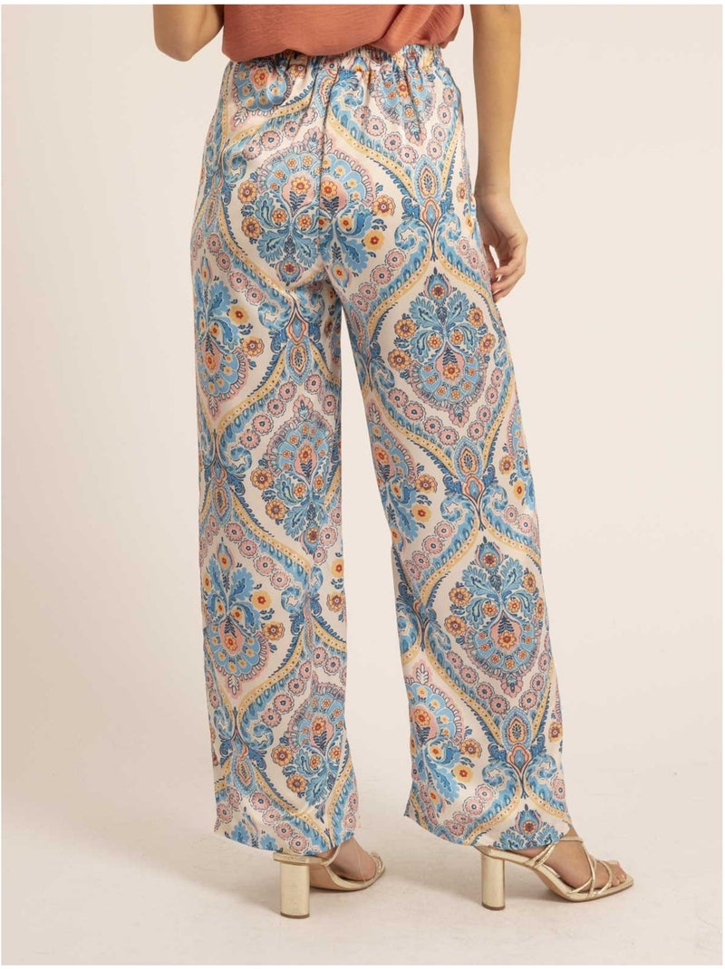 Pantalone motifs EDMA Blu - Kiabi