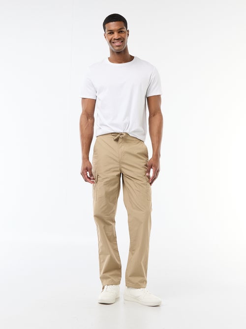 Pantalone multitasche regular fit - Kiabi